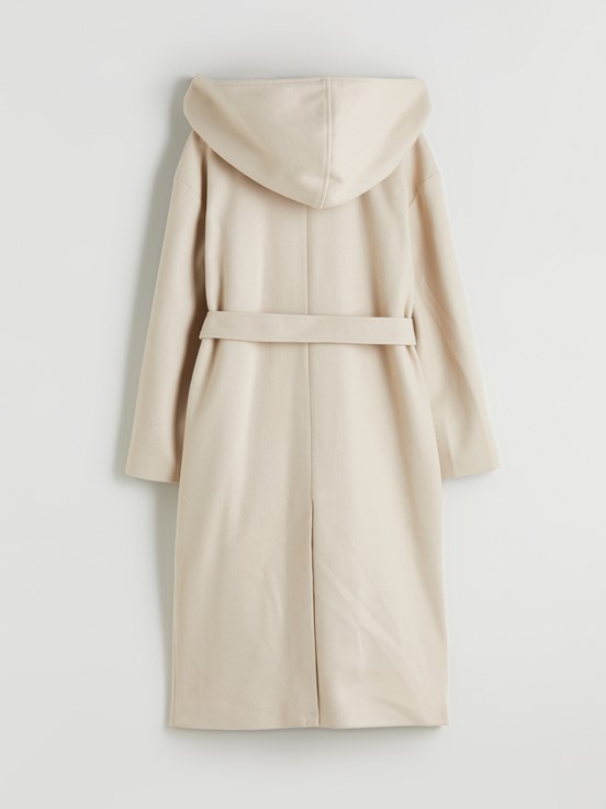 Kaşe Kaban KREM BEJ