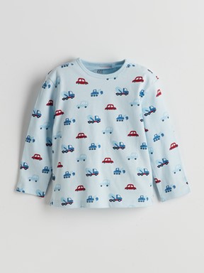 Pijama Takım AÇIK MAVİ BASKILI