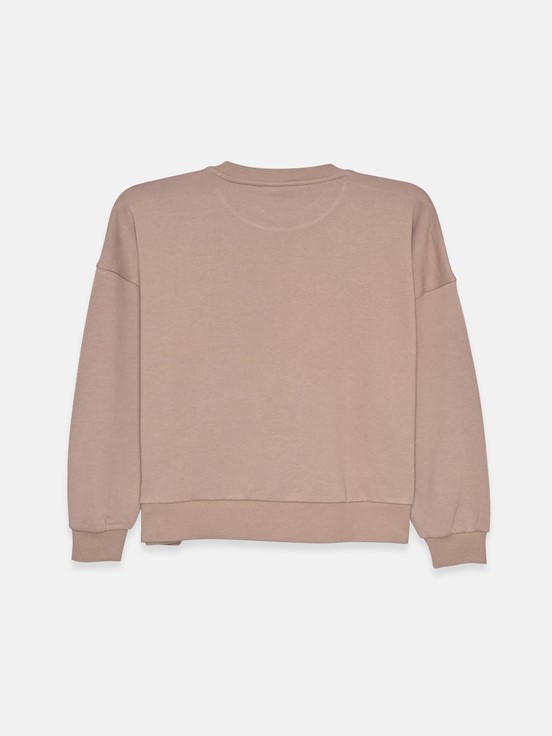 Sweatshirt AÇIK KAHVERENGİ