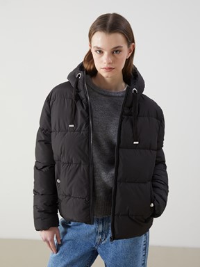 Şişme Mont YENİ SİYAH