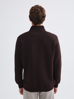 Sweatshirt KOYU KAHVERENGİ