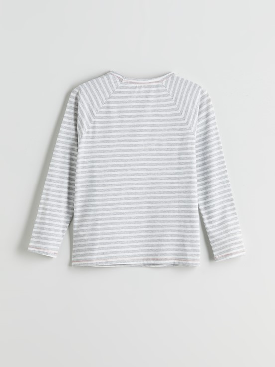 Pijama Takım GRİ MELANJ BASKILI