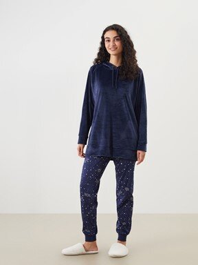 Pijama Alt LACİVERT BASKILI