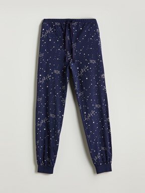 Pijama Alt LACİVERT BASKILI