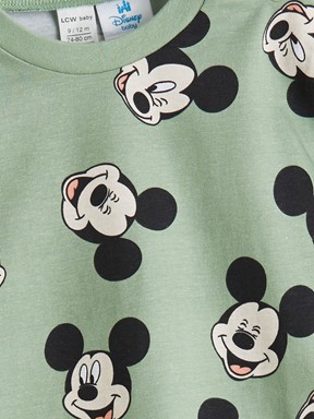 Pijama Takım YEŞİL BASKILI