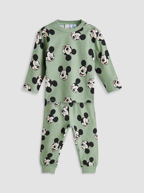Pijama Takım YEŞİL BASKILI