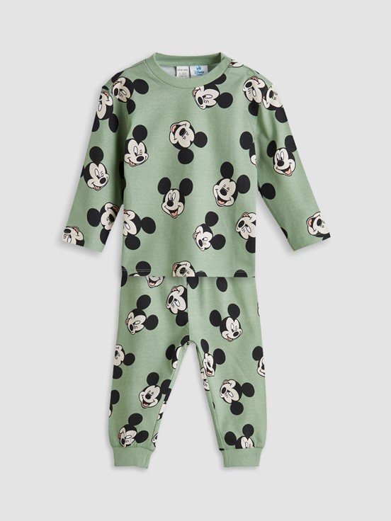 Pijama Takım YEŞİL BASKILI