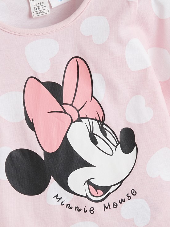Pijama Takım PEMBE BASKILI