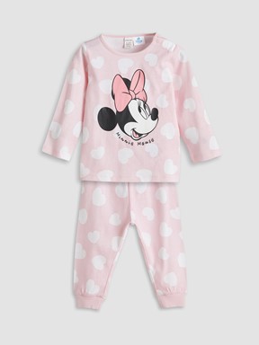 Pijama Takım PEMBE BASKILI