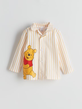 Pijama Takım AÇIK SARI BASKILI