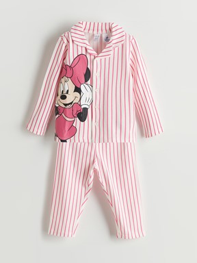 Pijama Takım EKRU BASKILI