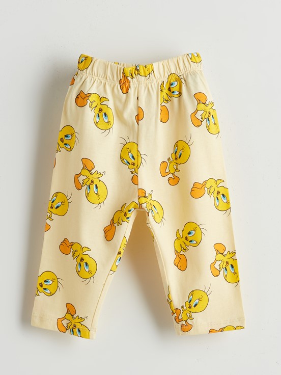 Pijama Takım AÇIK SARI BASKILI