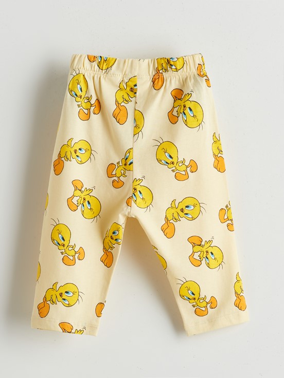 Pijama Takım AÇIK SARI BASKILI