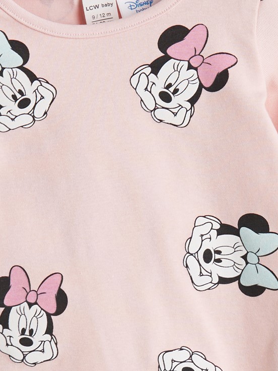Pijama Takım AÇIK PEMBE BASKILI
