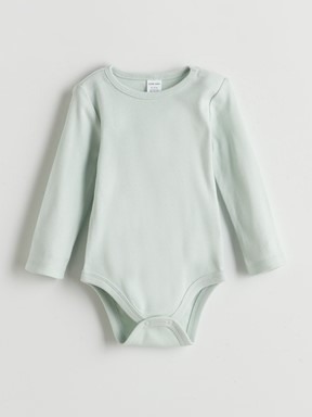 Çıtçıtlı Body KREM BASKILI