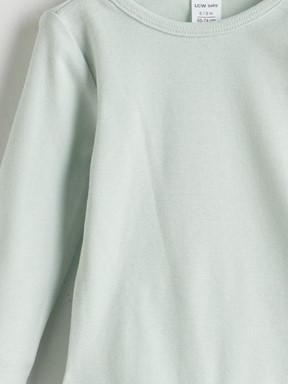 Çıtçıtlı Body KREM BASKILI