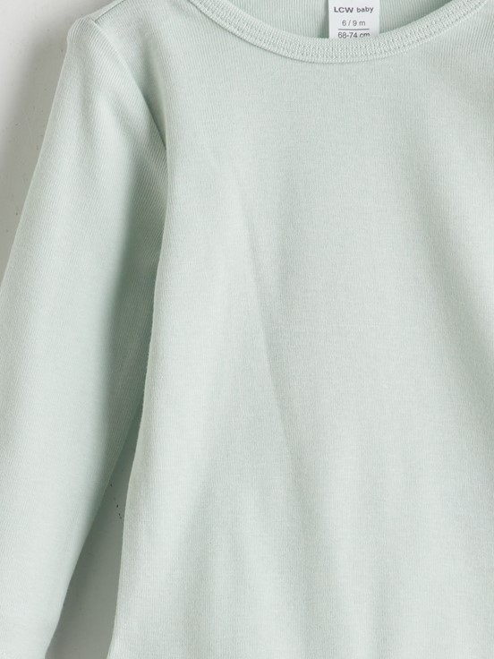 Çıtçıtlı Body KREM BASKILI