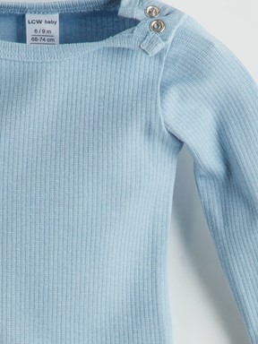 Çıtçıtlı Body MAVİ