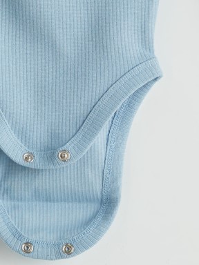 Çıtçıtlı Body MAVİ