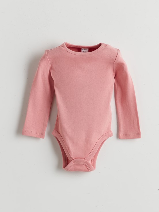 Çıtçıtlı Body BEJ BASKILI