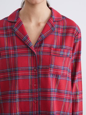 Pijama Takım KIRMIZI EKOSELİ