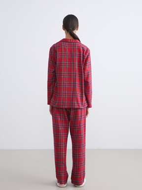 Pijama Takım KIRMIZI EKOSELİ