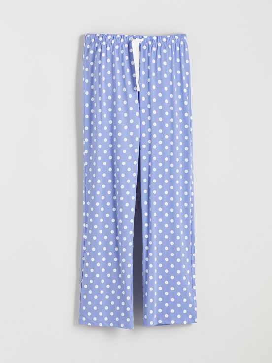Pijama Takım KOYU LİLA BASKILI