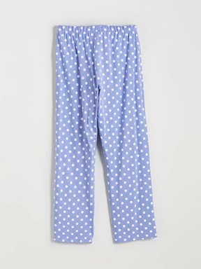 Pijama Takım KOYU LİLA BASKILI