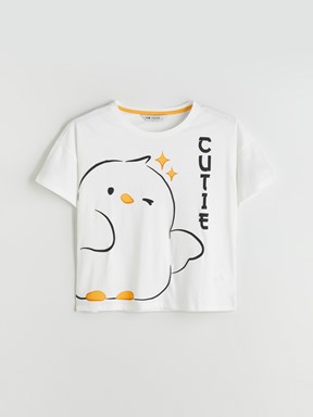 Pijama Takım SARI BASKILI
