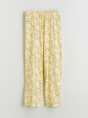 Pijama Takım SARI BASKILI