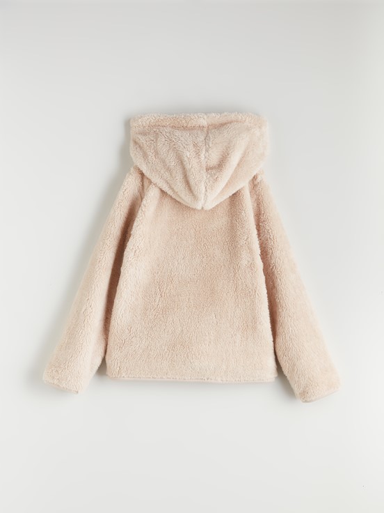 Fermuarlı Sweatshirt BEJ