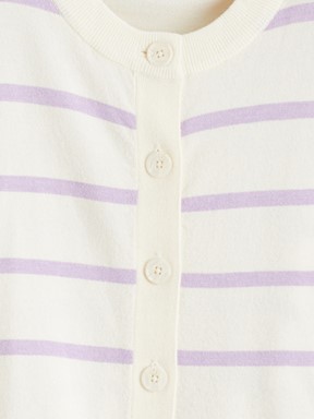 Hırka LİLA ÇİZGİLİ