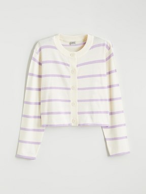 Hırka LİLA ÇİZGİLİ