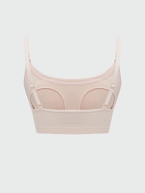 Balensiz Dolgusuz Düz Emzirme Sütyeni AÇIK PEMBE