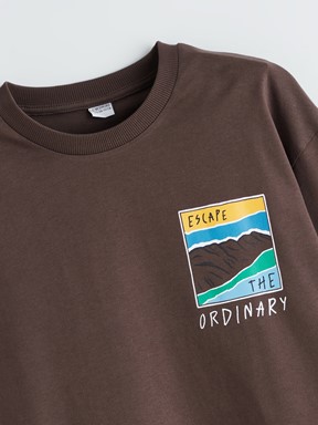 Tişört KAHVERENGİ