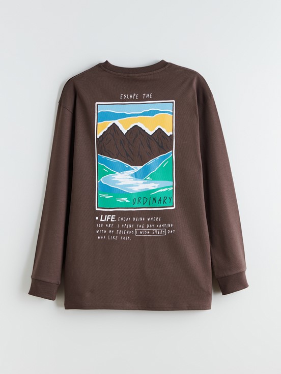 Tişört KAHVERENGİ