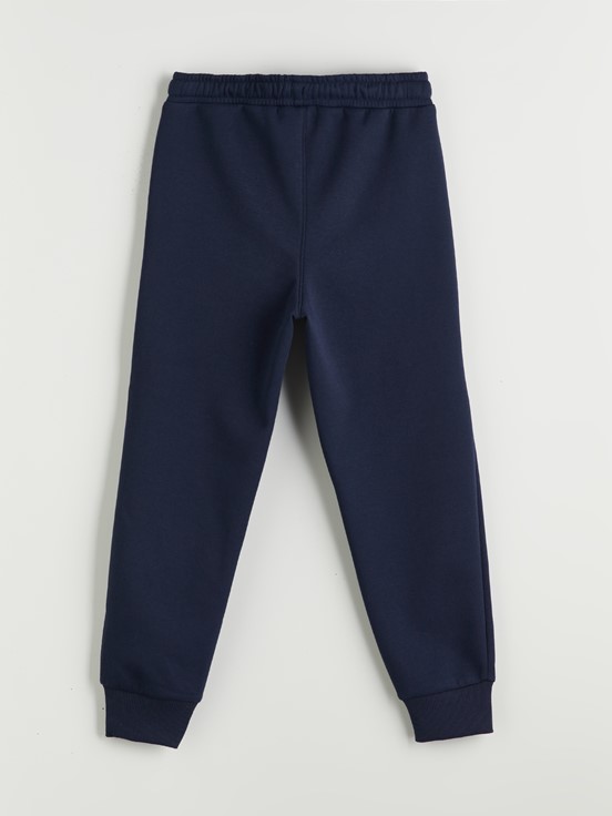 Beli Lastikli Erkek Çocuk Jogger Eşofman Altı KOYU LACİVERT