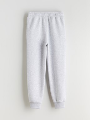 Beli Lastikli Erkek Çocuk Jogger Eşofman Altı AÇIK GRİ MELANJ