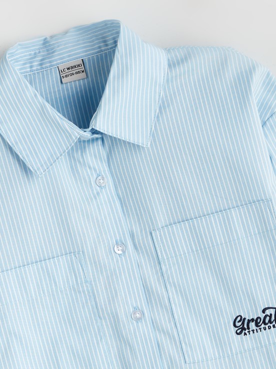 Gömlek MAVİ ÇİZGİLİ