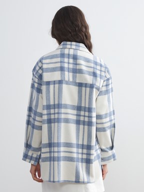 Gömlek Ceket MAVİ EKOSELİ