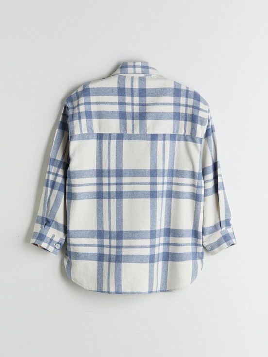 Gömlek Ceket MAVİ EKOSELİ