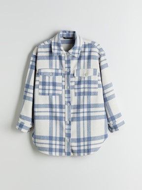 Gömlek Ceket MAVİ EKOSELİ