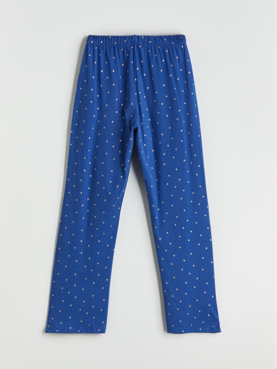 Pijama Takım KOYU MAVİ BASKILI