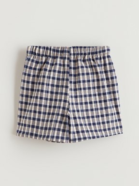 Şort Etek KOYU LACİVERT EKOSELİ