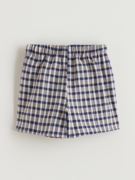 Şort Etek KOYU LACİVERT EKOSELİ