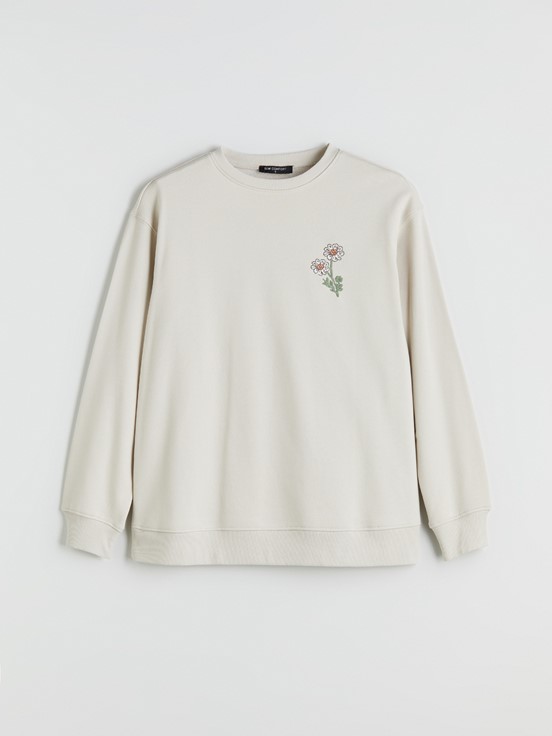 Sweatshirt AÇIK BEJ