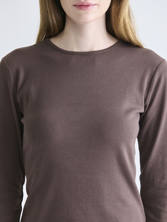 Tişört KOYU KAHVERENGİ