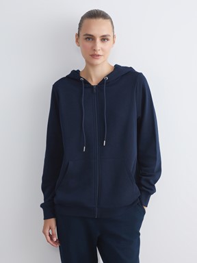 Fermuarlı Sweatshirt GRİ MELANJ