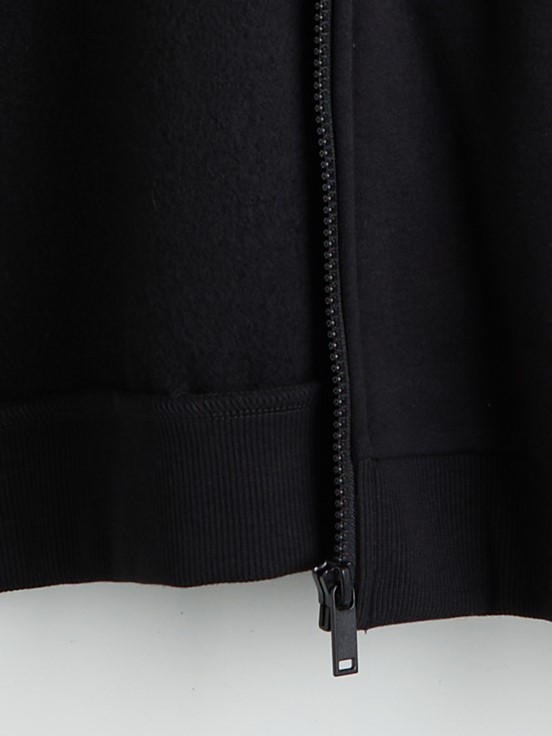 Fermuarlı Sweatshirt YENİ SİYAH