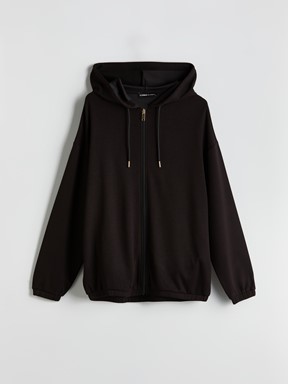 Fermuarlı Sweatshirt AÇIK GRİ